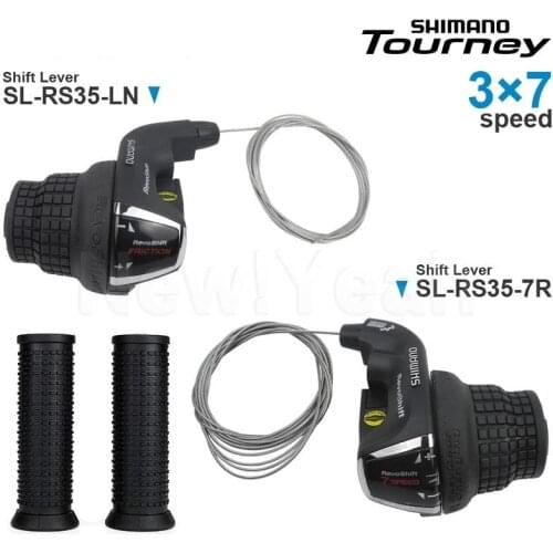 SHIMANO Tourney 3x6/7 Speed Shifters SL-RS35 REVOSHIFT Shift Lever 3×6s 3×7s 6v 7v 18 21 Speed Original parts