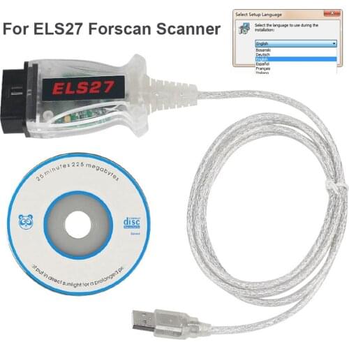 ELS27 Forscan Scanner For Ford Mazda Lincoln Mercury Vehicles Scanner Forscan OBD2 Diagnostic Cable Holder Support ELM327 J2534