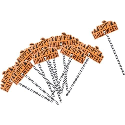 Cartoon Animals Cake Topper Birthday Wedding Halloween Cupcake Flags Decors