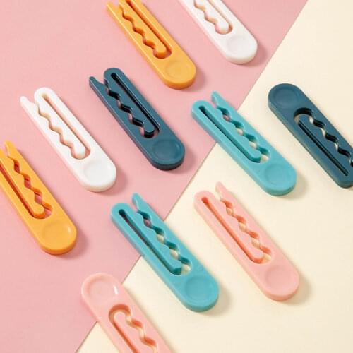 10PCS Clips Drying Rack Underwear Shorts Windproof Socks Clips Hanger Bathroom Anti-falling Plastic Household Non-Slip Clips U3