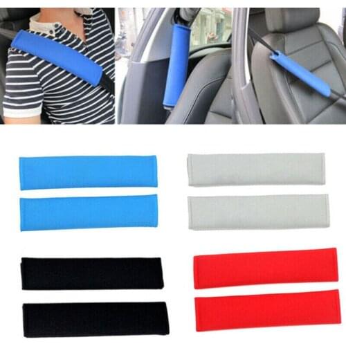 2X Shoulder Pillow Case Seat Belt Pad Protector Strap Back Pack Harness Children Baby Safety