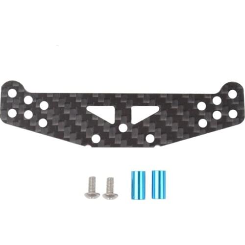 Carbon Fiber Shock Damper Stay Front & Rear for Tamiya TT01 Type-E