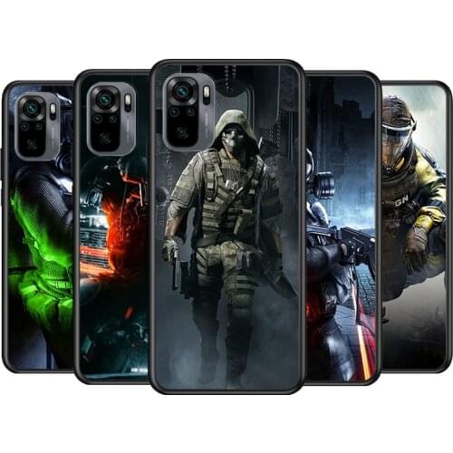 Hot Game Battlefields For Xiaomi Redmi Note 10S 10 9T 9S 9 8T 8 7S 7 6 5A 5 4X 4 Pro Max 5G Phone Case