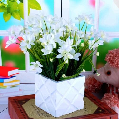 Artificial Flowers Simulation Orchid Fake Plant Plastic Flowers for Home Wedding Decoration Flores Artificiales
