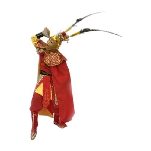 Sun Wukong costumes Chinese traditional story role play journey to the West Monkey King cosplay Costume Suit