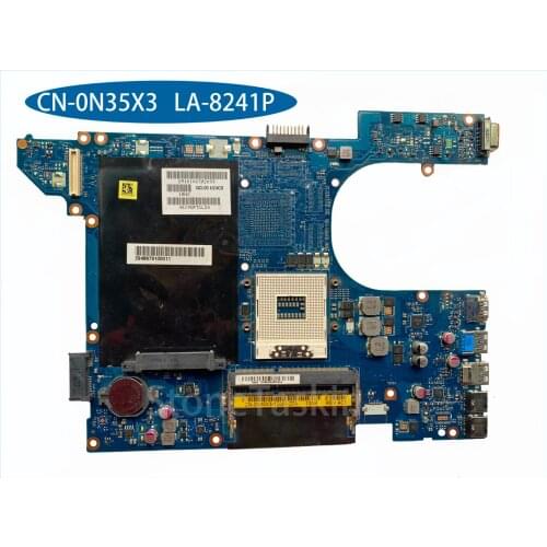 Best Value CN-0N35X3 for Dell Inspiron 15R 5520 Laptop Motherboard QCL00 LA-8241P SLJ8C HM76 DDR3 100% Tested