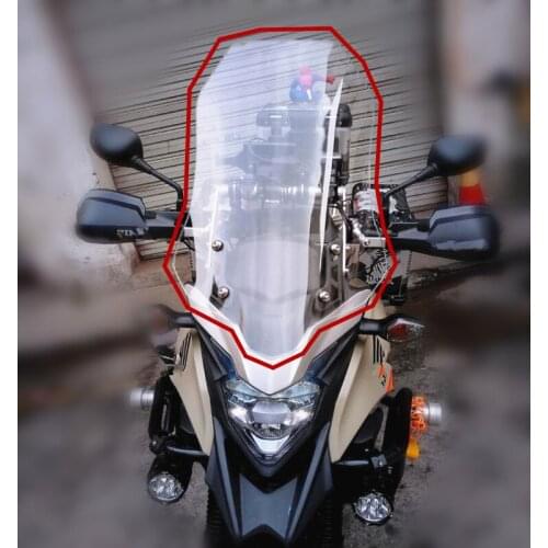 MTKRACING For HONDA New Moto bike Motorbike CB 500X Windshield WindScreen For Honda CB500X 53 height