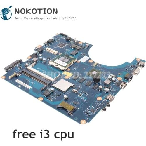 NOKOTION BREMEN2-L For Samsung R538 R540 NP-R540 Laptop Motherboard BA41-01285A BA92-06626A BA92-06626B HD 4500 free i3 cpu