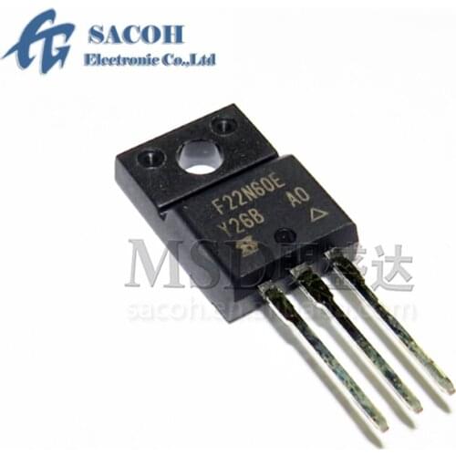 Free Shipping 10Pcs SIHF22N60E-E3 F22N60E SIHF22N60S-E3 F22N60S SIHF22N65E-GE3 F22N65E TO-220F 22A 600V E Series Power MOSFET