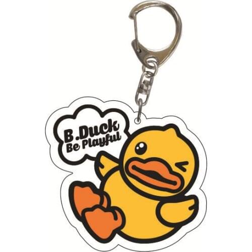 Very Cute Animal Duck Keyring Key Holder acrylic lovely pendant