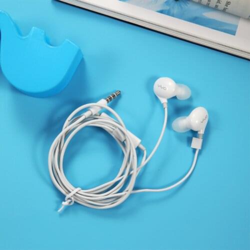 Original 3.5mm Earphone Wired Half In-Ear Headsets With MIC For VIVO X20 X21 X23 Nex OPPO Smartphone Huawei P9 P8 Mate9 Honor 8