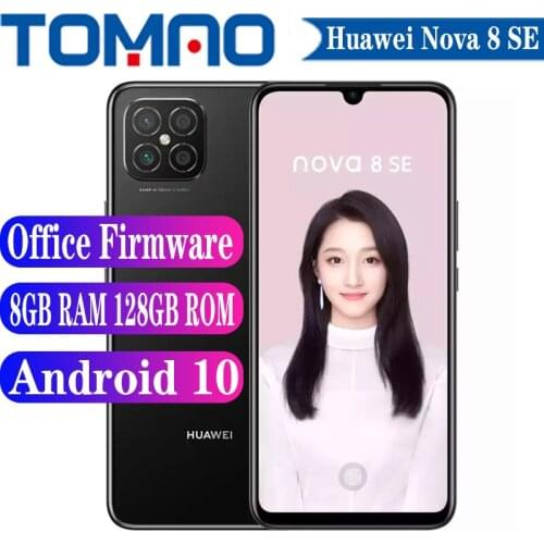 Original Official Huawei Nova 8 SE 5G Smartphone 8GB RAM 128GB ROM 6.53'' OLED Screen 3800mAh Battery 64.0MP Rear Main Camera