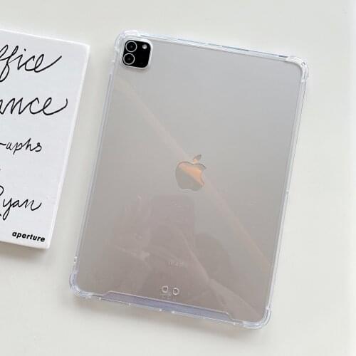 Clear Case for iPad 10.2 8th 2020 Generation Antifall Hard Acrylic 2 in 1 Cover for ipad air 4th Generation 10.9 Inch Capa Funda