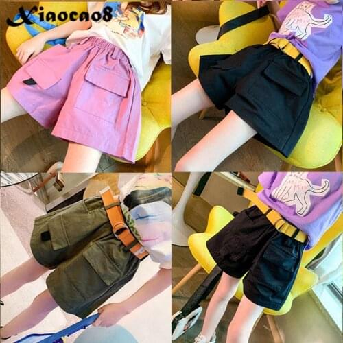 4-14 Years Girls Shorts Kids Loose Thin Shorts for Big Girls Children Summer Clothing Toddler Beach Shorts Pants 5 6 8 10 12 14