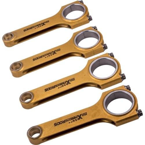 Titanizing Connecting Rods For Toyota Auris Corolla NR 8NR-FTS 1.2L ARP2000 Bolts Conrod Con rods Bielle Pleuel Floating Pin