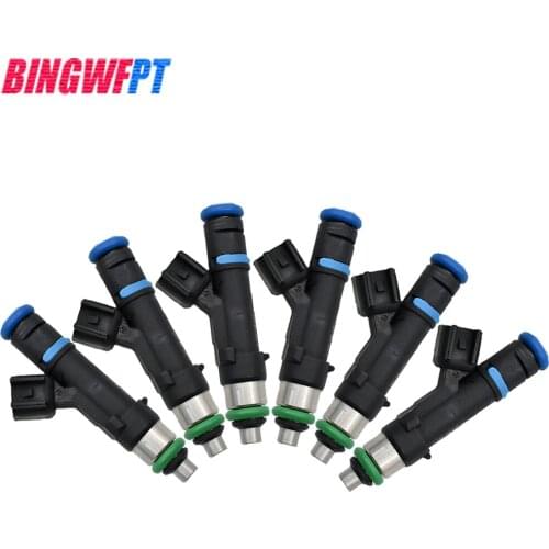 6PCS Fuel Injector For Jeep Liberty Dodge Dakota For Mitsubishi Raider 3.7L Fuel Nozzle 53032701AA 0280158020