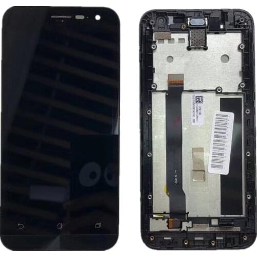 AAA+ Quality LCD Display For Asus Zenfone 2 ZE500CL Z00D Touch Screen Digitizer Sensor with LCD Display Panel Assembly + Frame