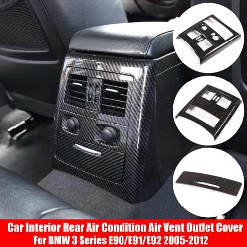 1PCS Car Interior Rear Air Condition Air Vent Outlet Cover For BMW 3 Series E90/E91/E92 2005 2006 2007 2008 2009 2010 2011 2012