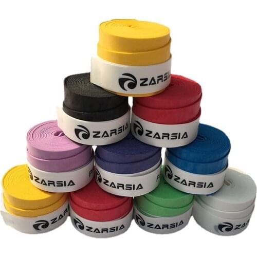 Matt Dry 10pcs/lot ZARSIA Tennis Racket Overgrip Anti-slip Sweat-absorbent Wrap Tape Hand Glue Squash Badminton Racket Overgrips