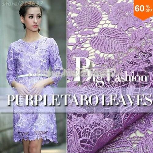 PQYY92 african guipure lace water soluble chemical lace hollow out african chemical lace water soluble tecido feltro wedding