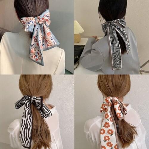 Bandana Headband New Printed Elegant Hair Scarf Bands Decoration Headwear For Women