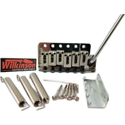 Wilkinson WOV04 Vintage Type ST Electric Guitar Tremolo System Bridge Chrome Silver