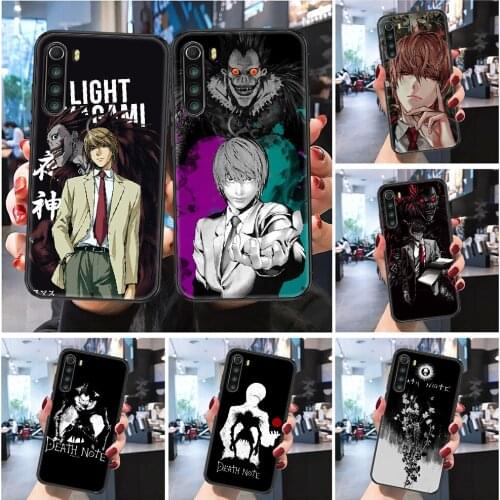 DEATH Note Ryuk Anime Phone case For Xiaomi Redmi Note 7 7A 8 8T 9 9A 9S 10 K30 Pro Ultra Frosted black silicone hoesjes 3D