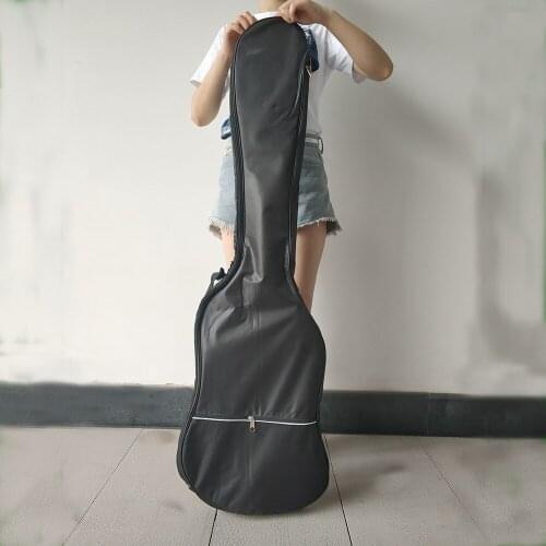 Black Cotton Bass Bag with Multi Functional Outer Pocket for Lightening Load and Double Single Back Waterproof Protection