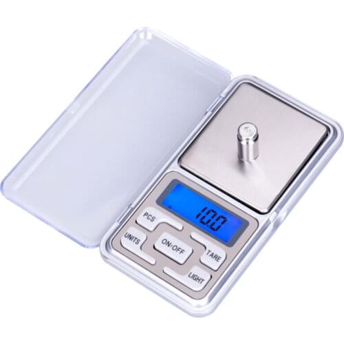 500g x 0.1g Digital Scale Jewelry Gold Herb Balance Weight Gram LCD Digital Food Weight BalancesStainless Steel Kitchen scales