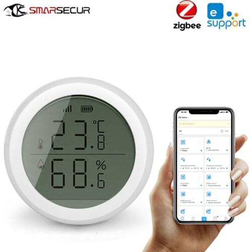 EWelink Smart Home EWelink Temperature And Humidity Sensor Zigbee Temperature And Humidity Detector Mobbile Phone Monitoring