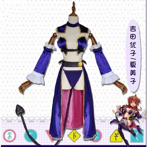 The Demon Girl Next Door Machikado Mazoku Yuko Yoshida Cosplay Costume Fancy Party Dress Suits Halloween Christmas Costumes