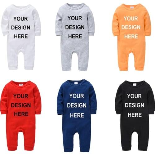 0-24M Personalized Infant Baby Bodysuit Newborn Baby Unisex Jumpsuit Onesie Custom Letters Photos Printed Toddler Roupas Bebe De