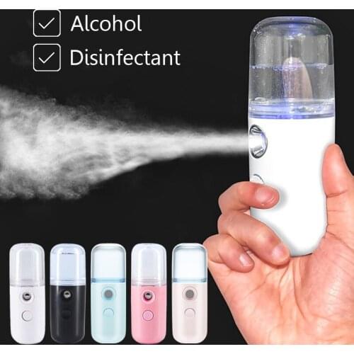Mini Nano Face Steamer USB Nebulizer Facial Sprayer Humidifier Hydrating Anti-aging Wrinkle Women Beauty Skin Care Disinfect