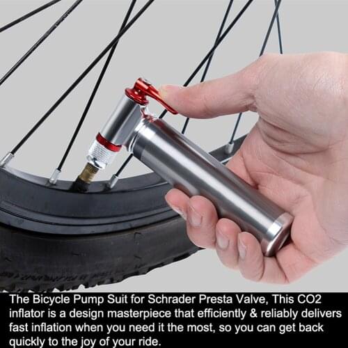 Mini Portable High-Strength Air Pump Bike Inflator Super Lightweight MTB Road Bike Cycling Pump Bicycle Accessories NEW CO2 Pump