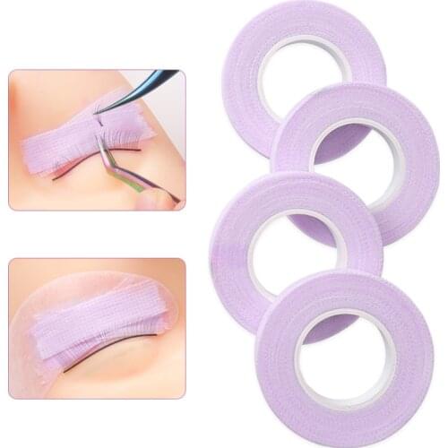 1 Roll Non-Woven False Eyelash Extension Tape Anti-Allergy Easy Tear Eye Tapes For Grafting Fake Lash Eyeliner Lash Lift Tapes