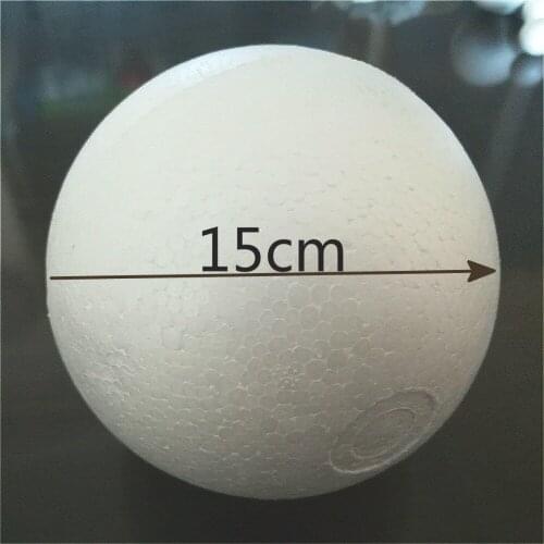 15cm 4pcs White Modelling Polystyrene Styrofoam Foam Balls Party Christmas Decorative DIY craft balls 150mm 5.9inch