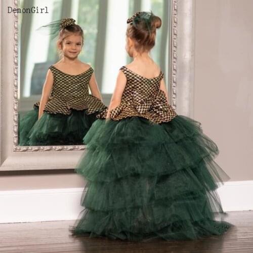 Baby Girls Dresses Kids Princess Party Gown Christmas Costume Children Birthday Dress with Bow