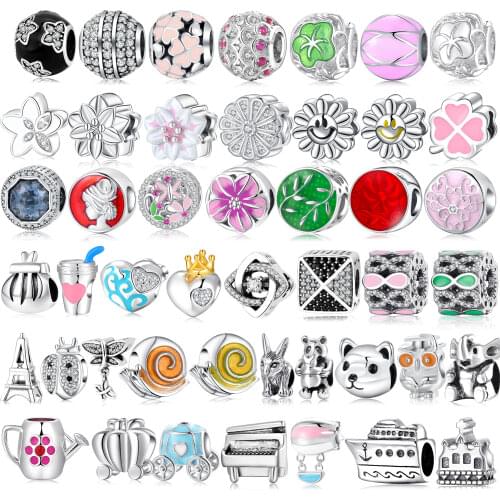 925 sterling silver anchor beads bracelets bangles charms fashion pendants Fit Original JIUHAO Charm Bracelet Jewelry making