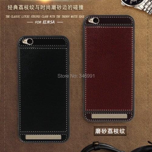 Smile Case for Xiaomi Redmi 5a Funda silicona Soft Black silicone Capa for Xiaomi Redmi 5a Case leather Redmi 5a Coques luxury