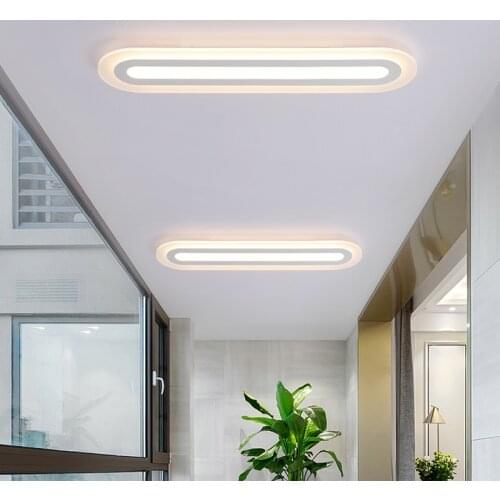 Modern LED Ceiling Light New White Decoration For Living Room Bedroom Corridor Study 28W 44W 60W 76W Strip Lamp