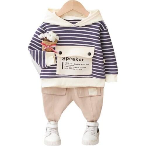 New Spring Autumn Kids Tracksuits Baby Girls Clothes Suit Children Boy Fashion Hoodies Pants 2Pcs/Sets Toddler Casual Sportswear