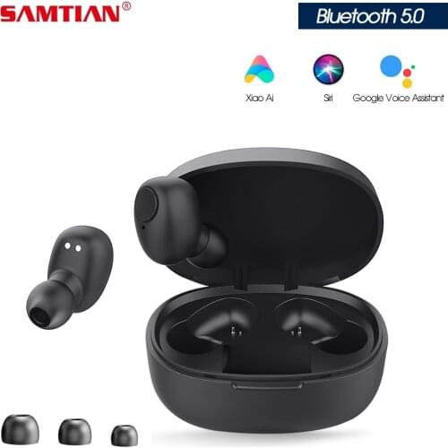 SAMTIAN TWS Bluetooth Earphones Wireless Sports Headphones 3D Stereo Surround Sound With Charging Warehouse For All phones
