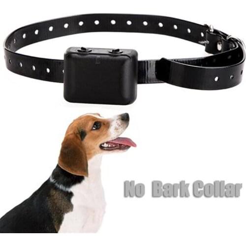 Waterproof Dog Anti Bark No Barking Collar Trainer Shock Vibrate Rechargeable Bark Control for Small/Medium/Large dogs