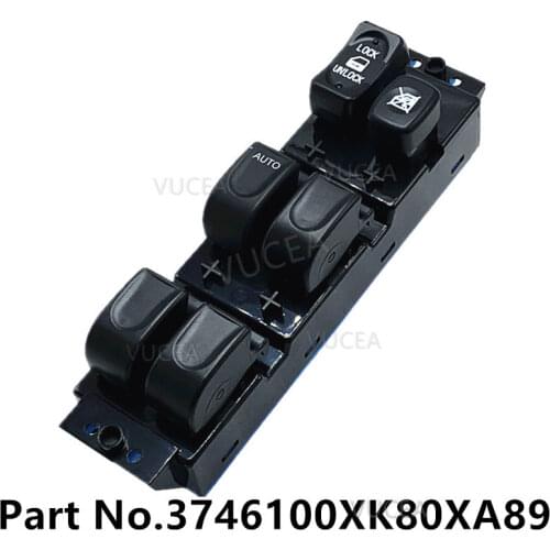 WEILL 3746100XK80XA89 FR DOOR WINDOW SW W/PANEL ASSY LH (Without anti-clip function) FOR GREAT WALL HAVAL H3 H5