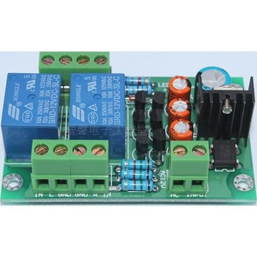 Speaker Protection Board Finished Board 2.0 Speaker Protection Circuit Board Double Relay with Start-up Delay