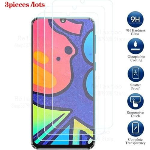3Pcs screen protector for samsung galaxy m21s f41 phone tempered glass samsungf41 samsun m21s m21 s f 41 41f safety glass film