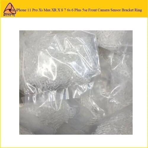 100Pcs/Lot For i Phone 11 Pro Xs Max XR X 8 7 6s 6 Plus 5se 5s Front Camera Light Sensor Holder Plastic Cap Seal Bracket Ring