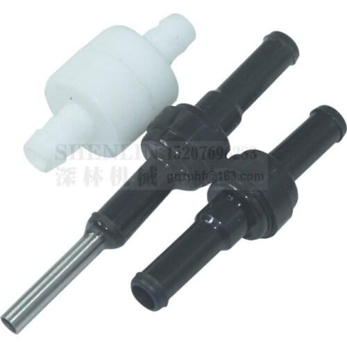 100pcs Customized Fuel Check Valve 5/16 Gasoline Check Valve Oil Resistant Check Valve CNC Filler Anti-Drip Nozzle