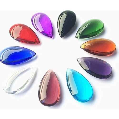 120pcs/lot 38mm mixcolor crystal chandelier parts glass lamp pendents,wedding crystal garland strands beads suncatcher prisms