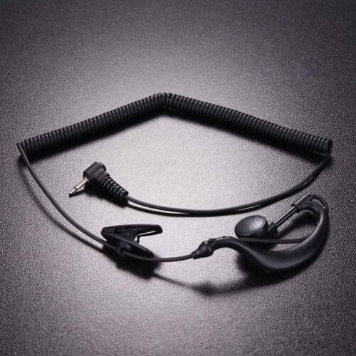 2.5mm G-Hook Earpiece Earphone 1 Pin Only for Listening Single Ear Earphone for Motorola GP2000 ICOM IC-U16
